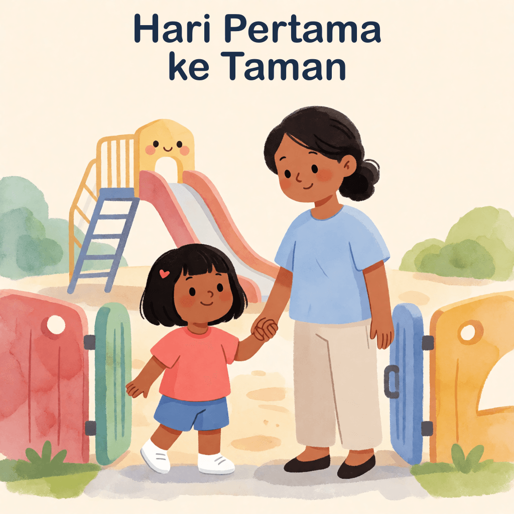 Hari Pertama ke Taman